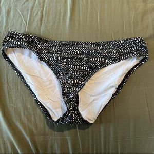 Lole Arica Womens Swimwear Black Hipster Summer Bikini Bottom Size L